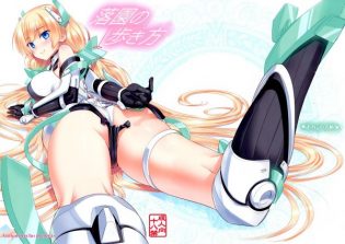 【楽園追放 -Expelled from Paradise- エロ同人】ボディが思春期を迎えて年中発情しているアンジェラ・バルザック！ディンゴのチンポが入っていないと落ち着かない【無料 エロ漫画】